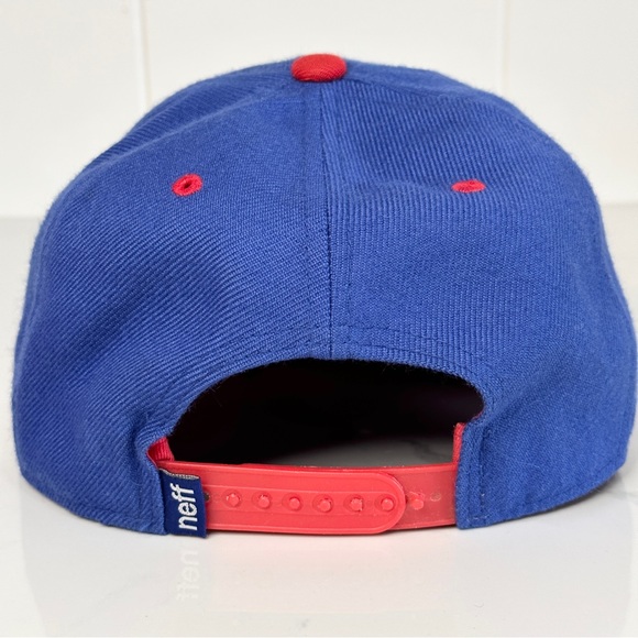 NEFF Daily Hat Ballcap Royal & Red - Picture 3 of 6